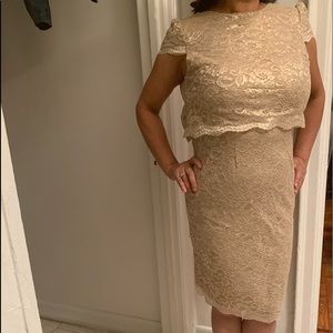 Gold Betsey Johnson short Dress
